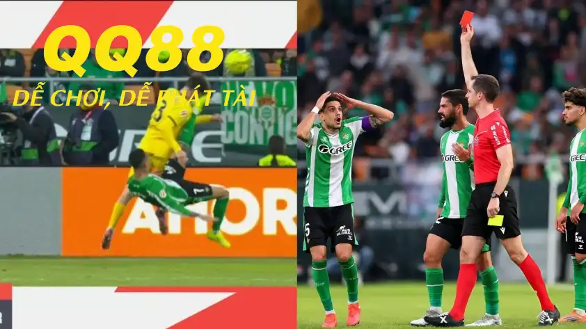 Antony trước đó bị truất quyền thi đấu sau pha vào bóng thô bạo với cầu thủ Girona Antony trước đó bị truất quyền thi đấu sau pha vào bóng thô bạo với cầu thủ Girona